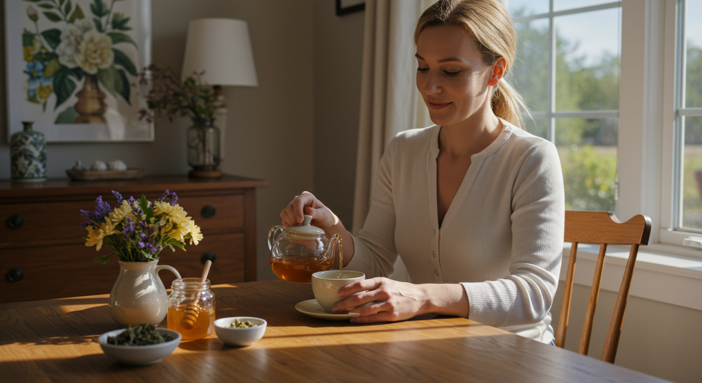 The Ritual of Tea Sipping Hemp Infused Tranquility