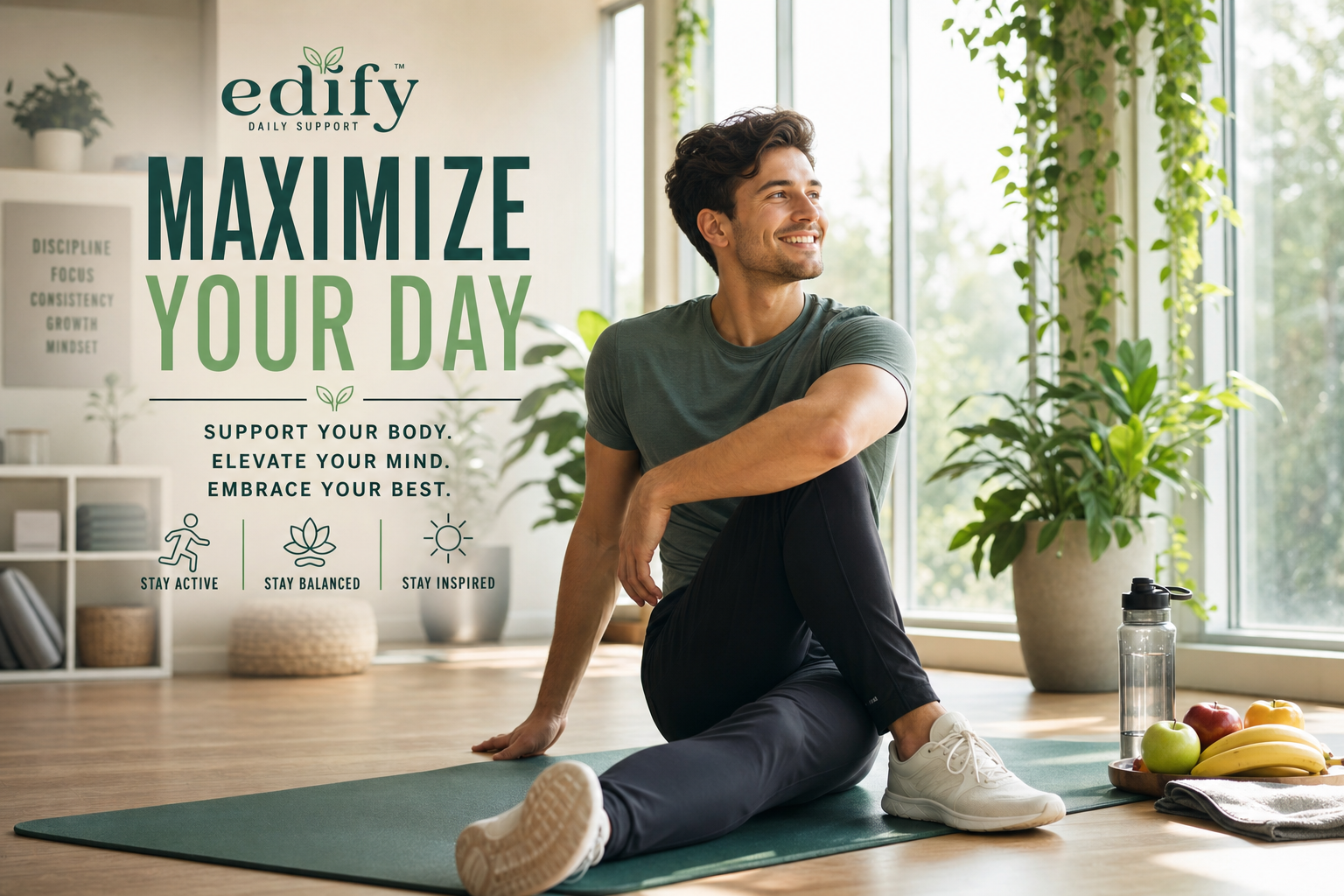 Maximize Your Active Lifestyle with Edify Supplements