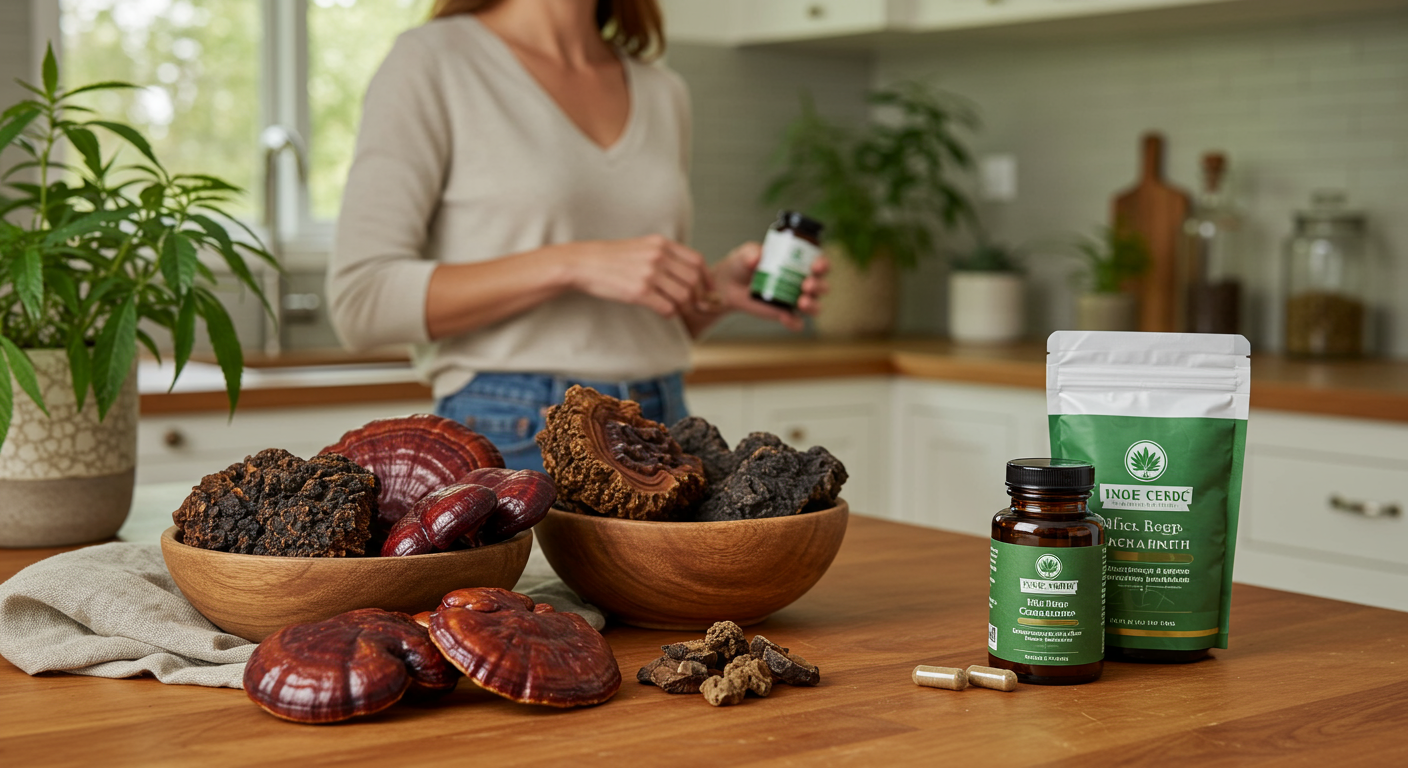 Boost Immune Health Naturally with Reishi Chaga and Hemp