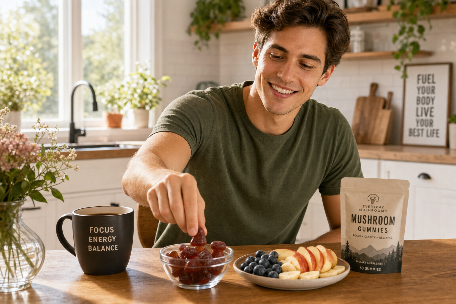 Jumpstart Your Day with Edify Mushroom Gummies for Focus and Energy