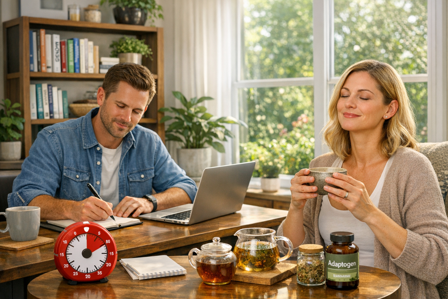Enhance Productivity Naturally with Pomodoro and Adaptogens