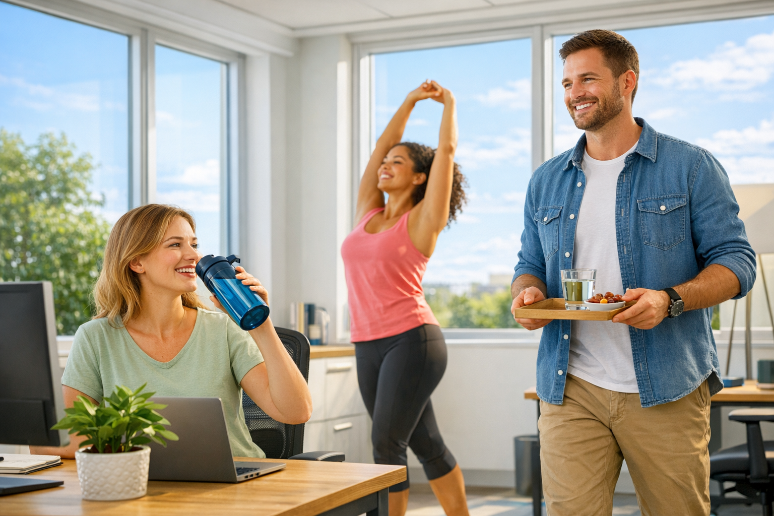 Enhance Workday Focus Naturally with Hydration Light Movement and Lions Mane