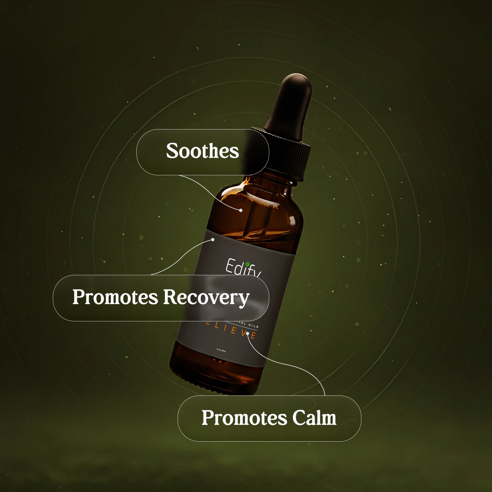 Edify Relieve CBD And CBG Tincture With Full Spectrum Formula For Enhanced Balance Stress Relief And Immune Support