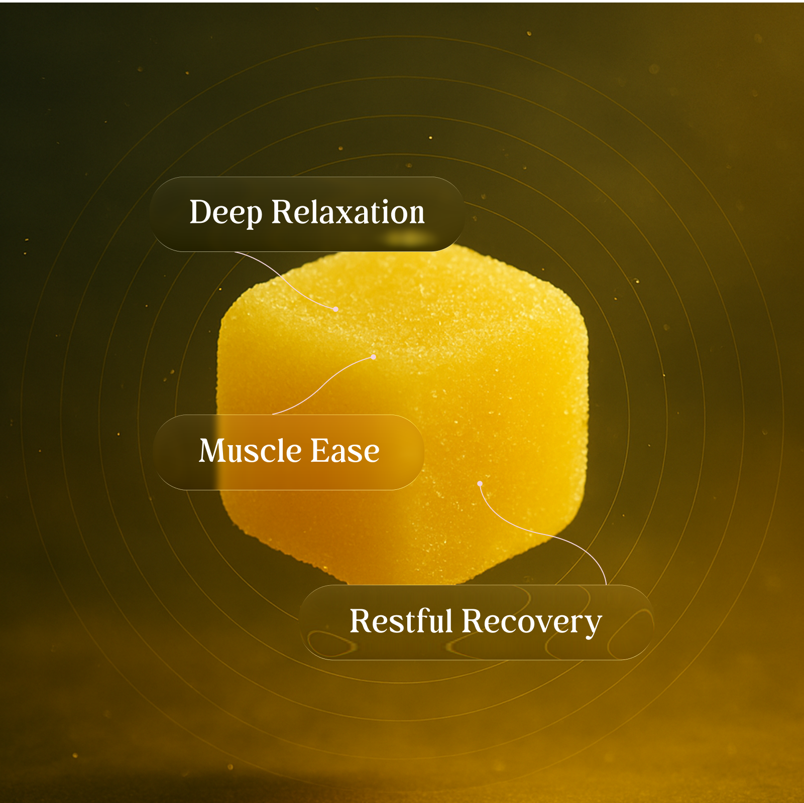 Edify Soothe Pear Gummy For Deep Relaxation Muscle Ease And Restful Recovery