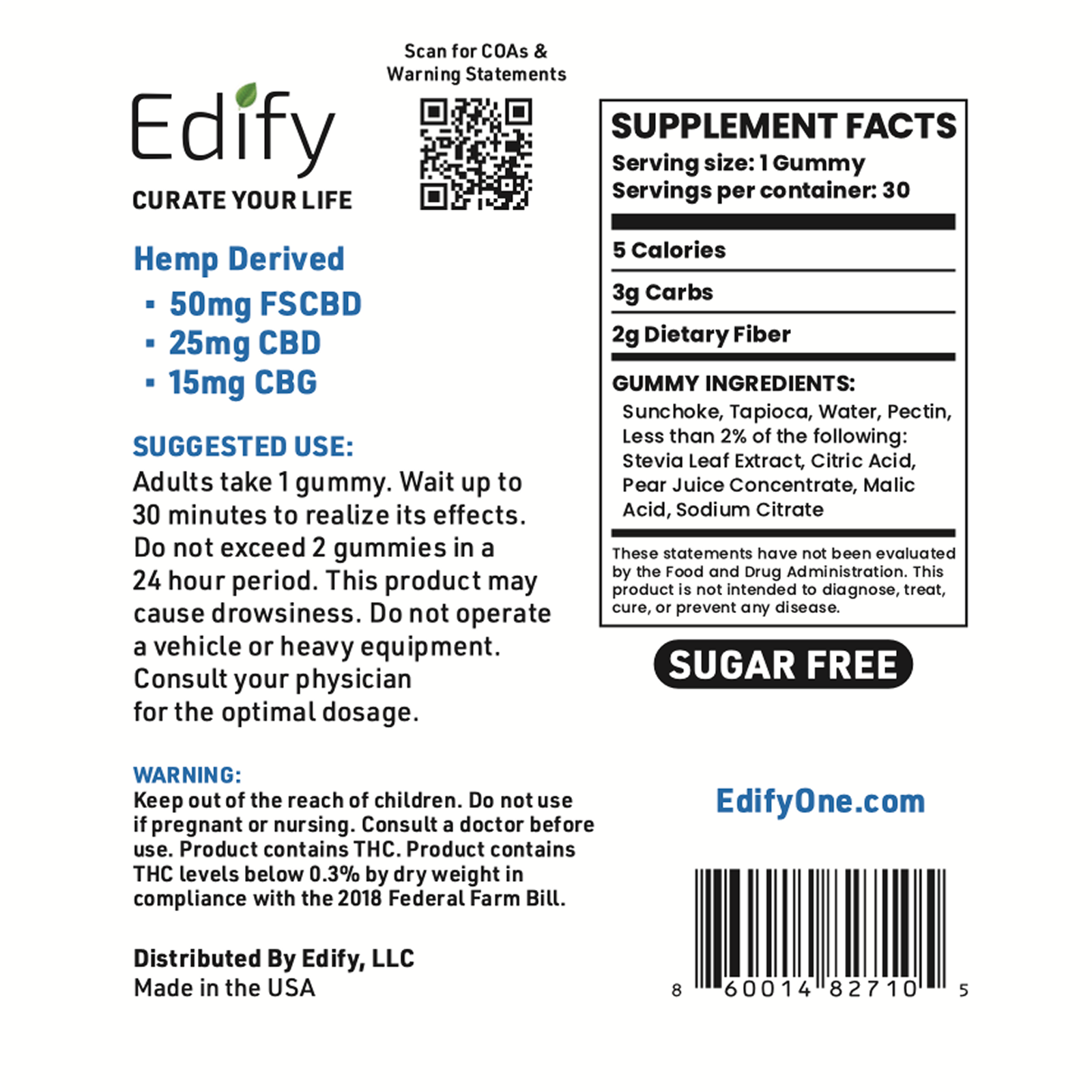 sugar free cbd gummies cbg gummies 50mg cbd 15mg cbg hemp supplement