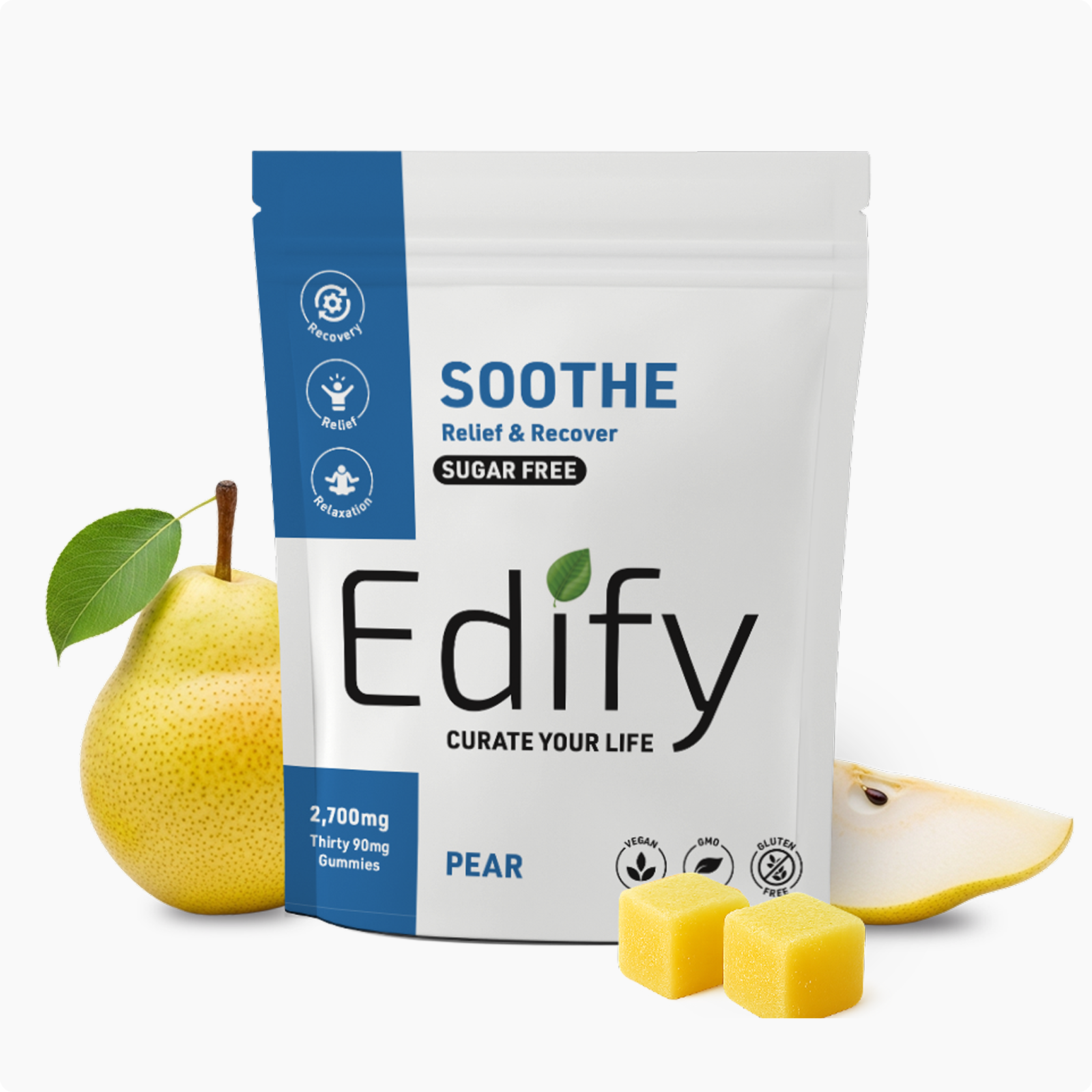 sugar free cbd gummies cbg gummies pear flavor hemp cbd edibles