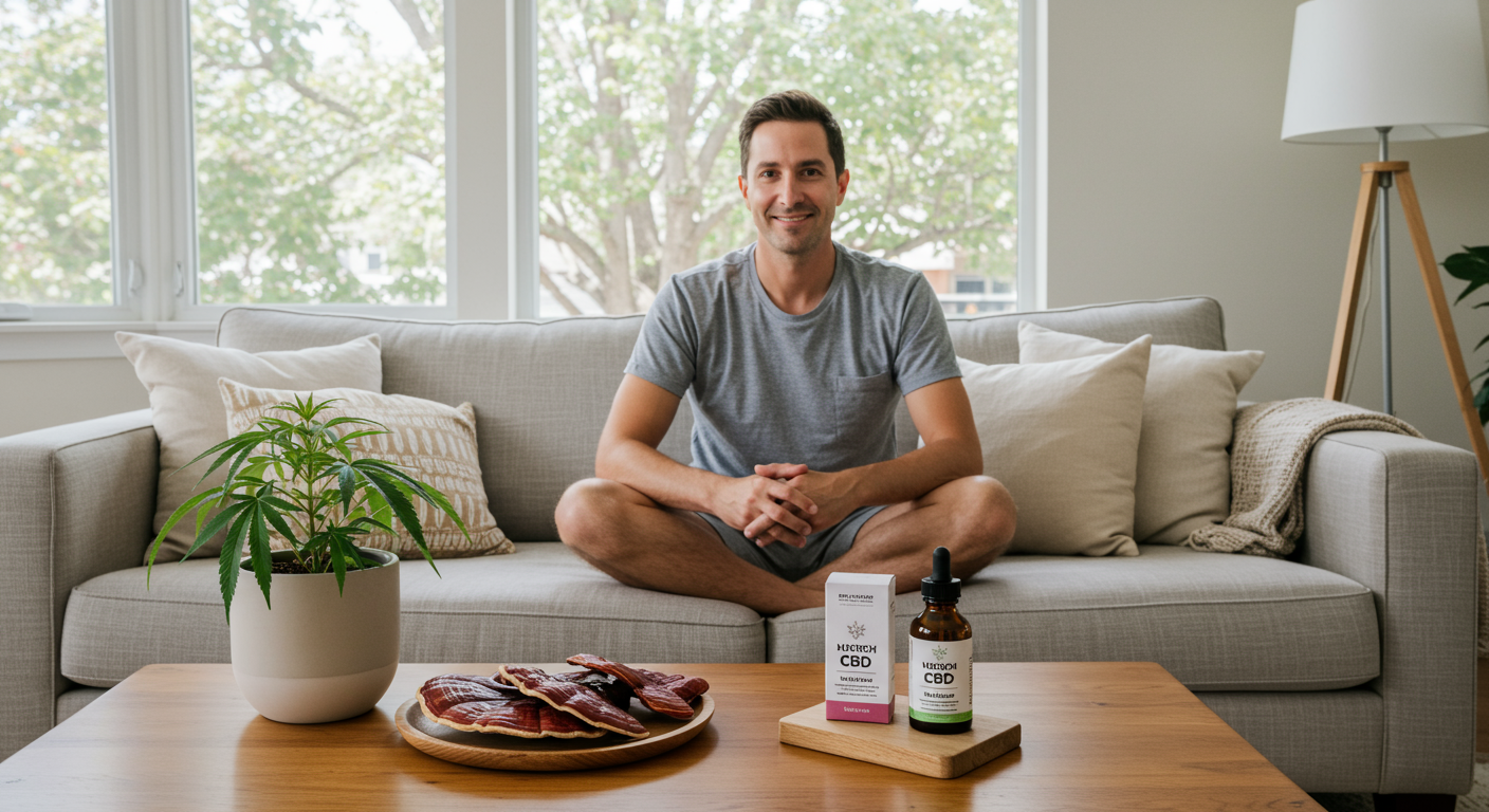 Stress Management Naturally with Reishi Mushrooms and CBD