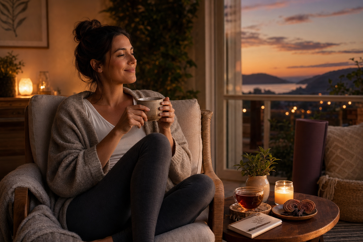 Evening Reset Ritual Enhance Relaxation with Edify Reishi