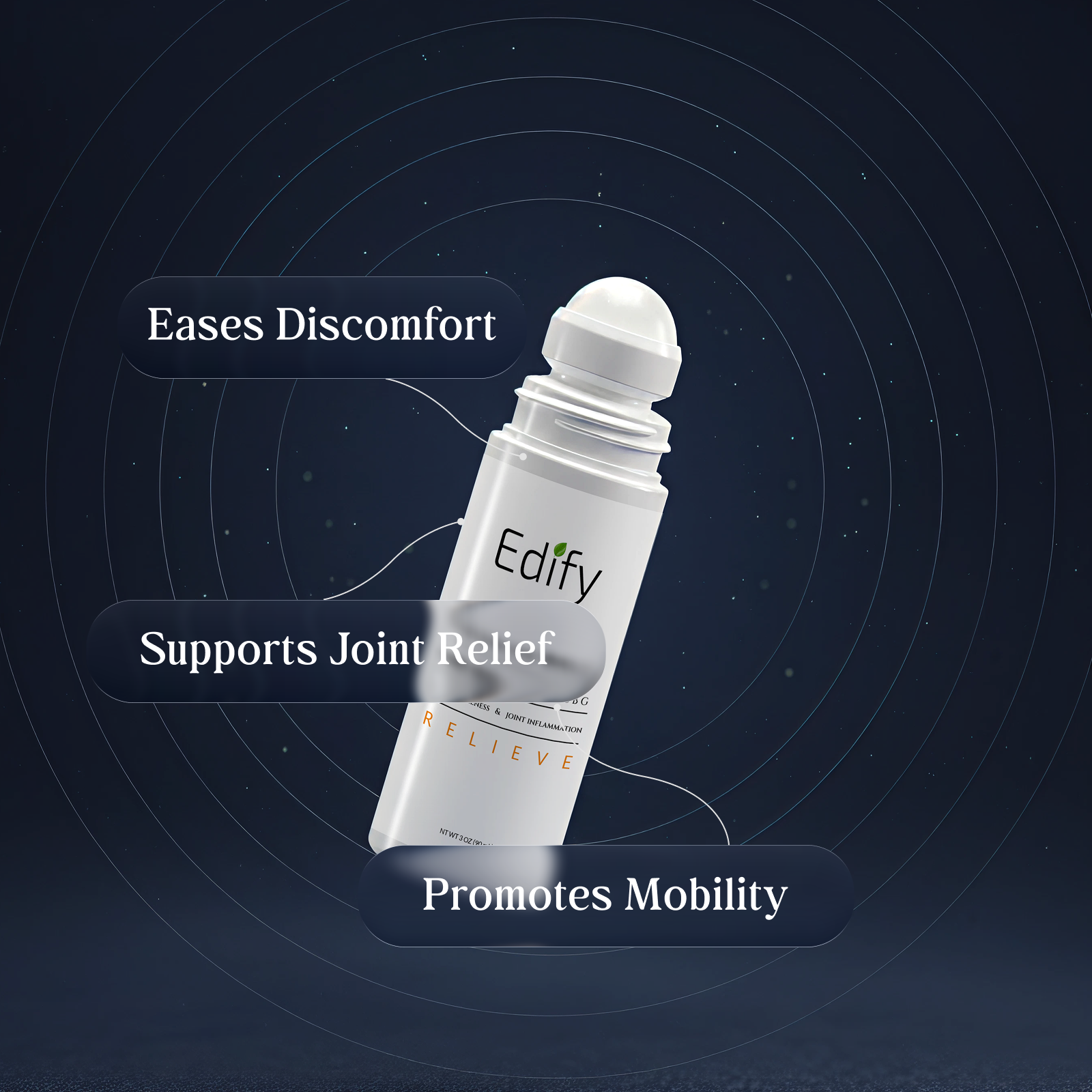 CBD roll on stick eases discomfort, supports joint relief, promotes mobility