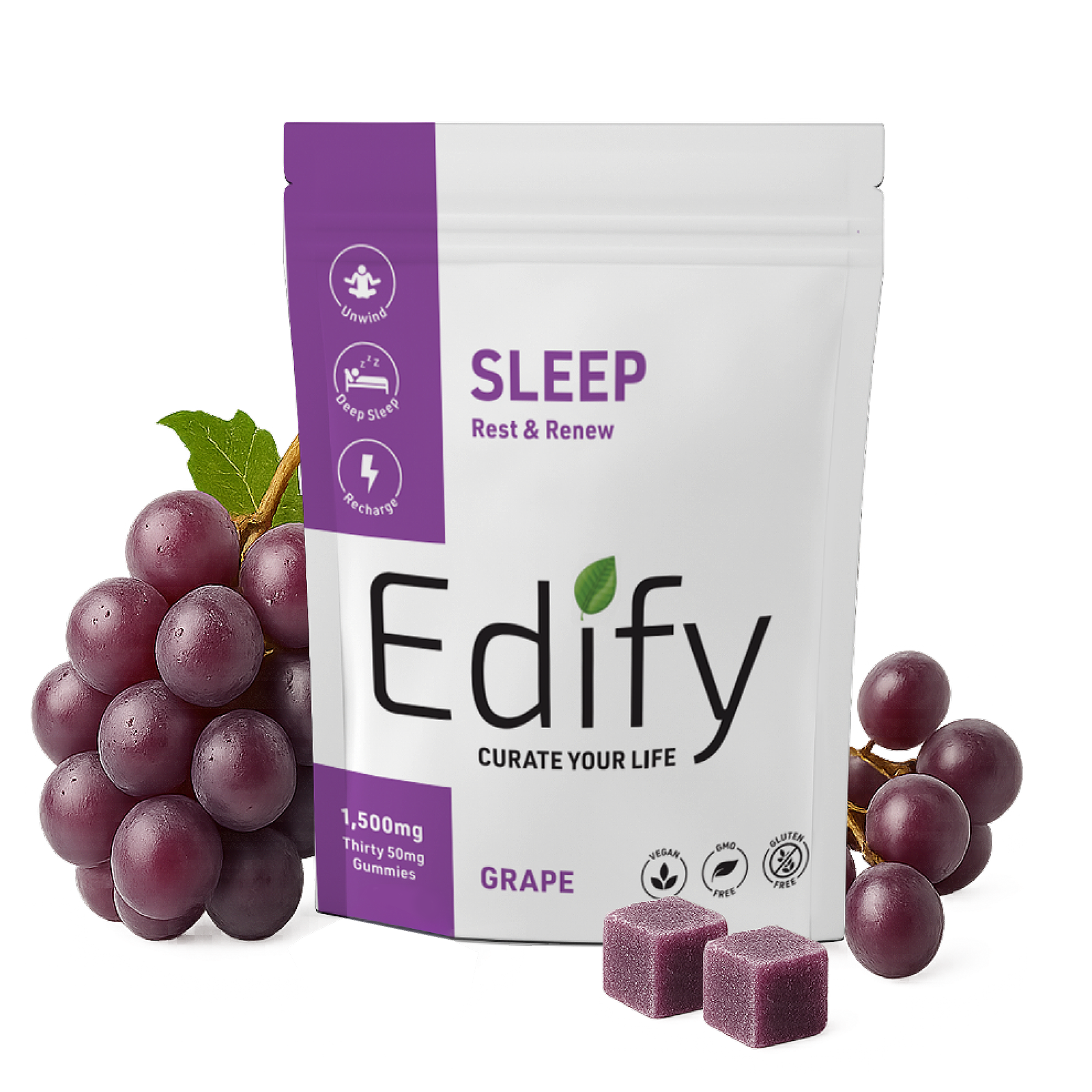 CBD CBN CBG sleep support hemp gummies for relaxation and rest