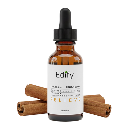 THC free CBD CBG tincture hemp oil for clarity and wellness